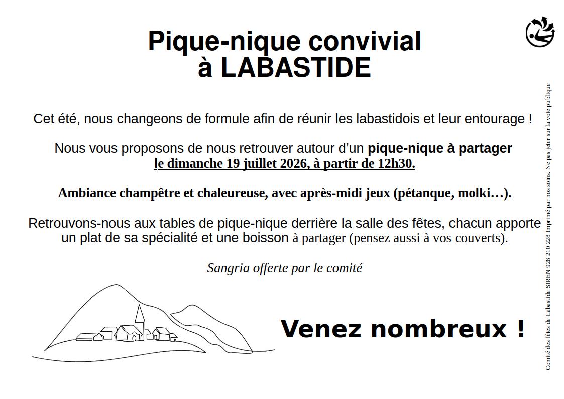 Flyer de la foire 2026